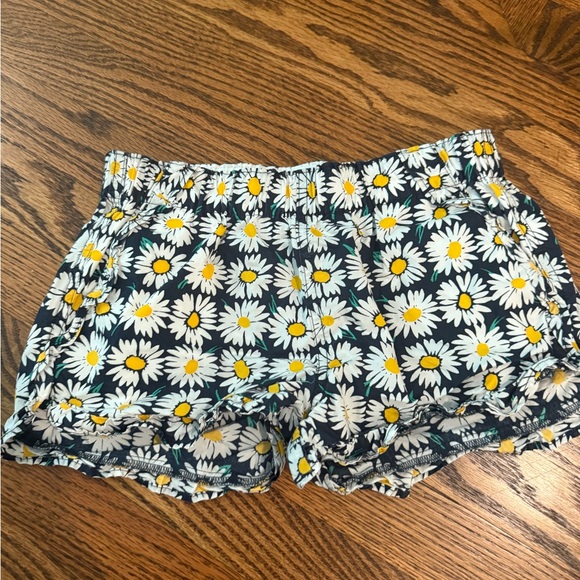 Crewcuts kids  Waist Floral Shorts - Black and Yellow - Picture 1 of 2